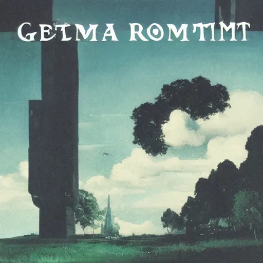 Prompt: german romanticism plus | album artwork, used lp ( 2 0 1 5 )