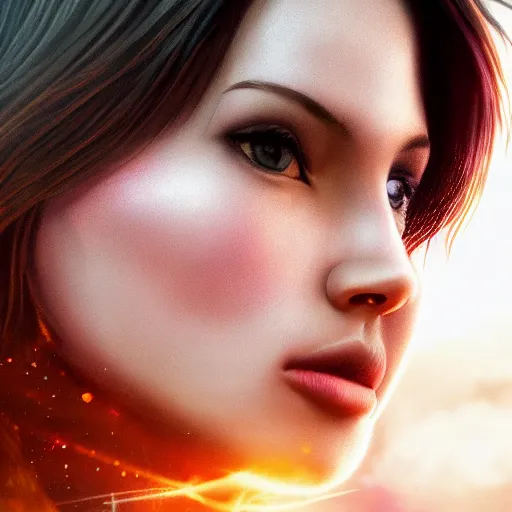 Image similar to cute peruvian, highly detailed, trending on artstation, lens flare, atmosphere, hyper realistic, cinematic lightning, sharp focus, extreme details perfect face, pretty face, fine - face, 8 k, ultra texture, masterpiece