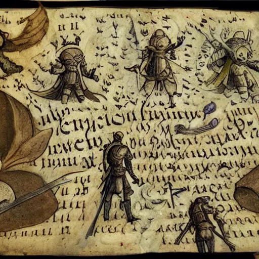 Image similar to dark souls in the voynich manuscript