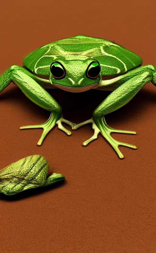 Prompt: a mothfrog, an animal that is half moth half frog, octane render, realistic, hd
