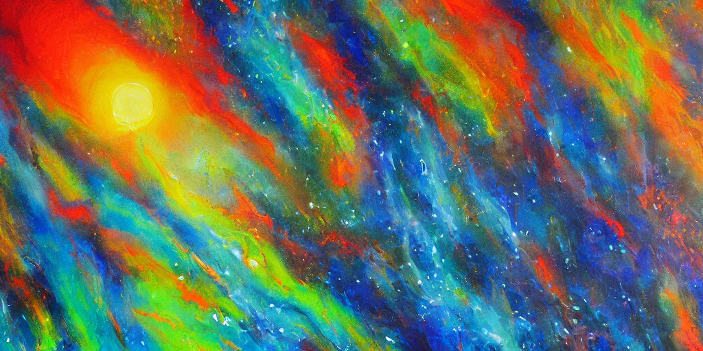 Prompt: detailed painting of energy
