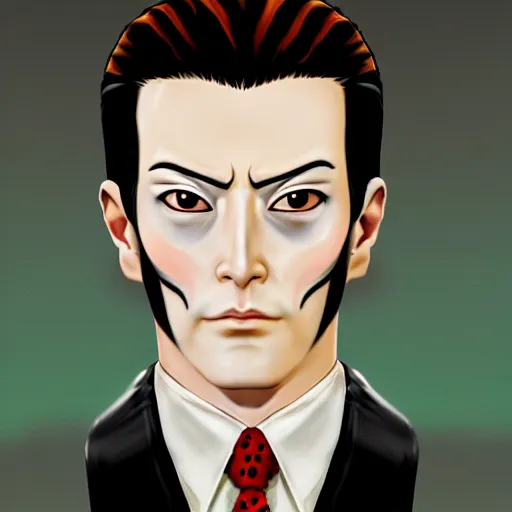 portrait of kazuma kiryu, anime fantasy illustration, Stable Diffusion