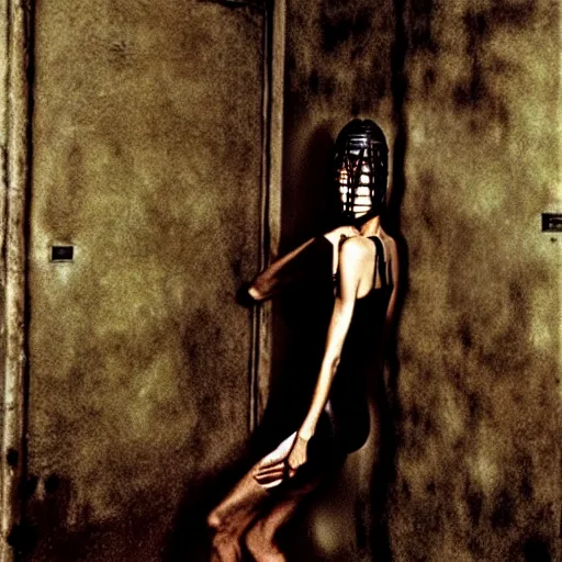 Image similar to supermodel in silent hill, steven meisel photography