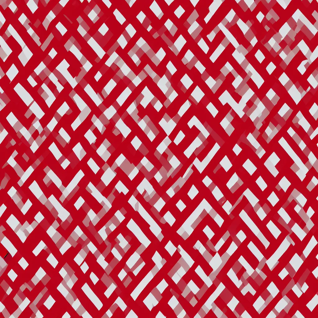 Image similar to red and white symmetric triangles texture, 4k