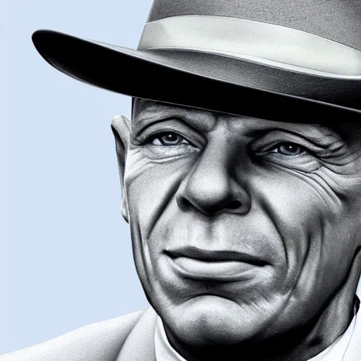 Prompt: frank sinatra, 2 0 2 0, 2 1 st century, modern, realistic face, highly detailed, 4 k