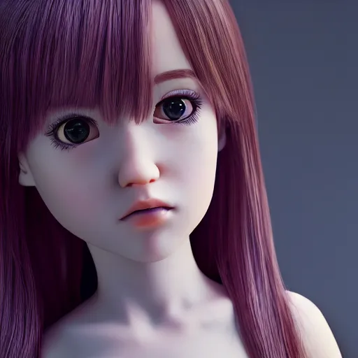 Image similar to female doll figurines, teenagers, full body, realistic portrait, anime style, disney, octane render 8 k, unreal engine, hd