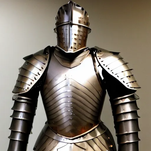 Prompt: knight armor, incorporating aquariums
