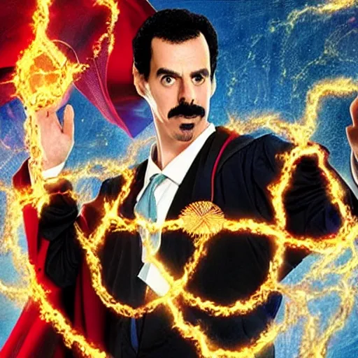 Prompt: Borat as Dr Strange