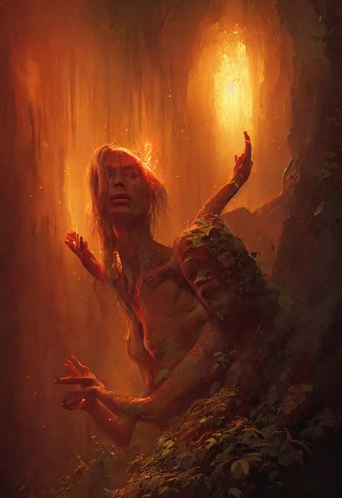 Image similar to The Ayahuasca Spirit soul, by Greg Rutkowski