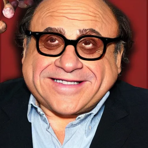 Image similar to danny devito's face in a potato