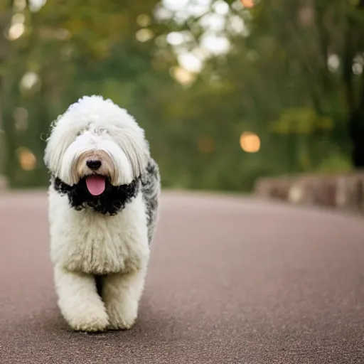 Prompt: portrait of sheepadoodle, xf iq 4, f / 1. 4, iso 2 0 0, 1 / 1 6 0 s, 8 k, sense of depth, in - frame