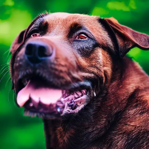 Prompt: ultra detailed photo of a dog made of feces, 8 k