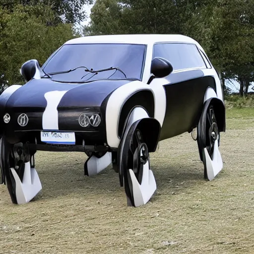 Image similar to photo of a car - horse hybrid