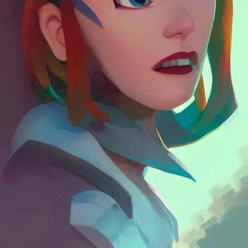 Image similar to face icon stylized minimalist nintendo 6 4, loftis, cory behance hd by jesper ejsing, by rhads, makoto shinkai and lois van baarle, ilya kuvshinov, rossdraws global illumination