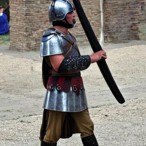 Prompt: a roman soldier