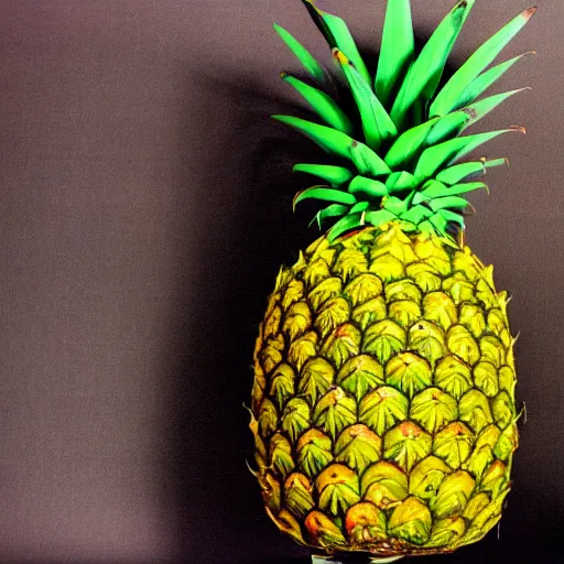 Image similar to DSLR photo of a giant mkultra pineapple