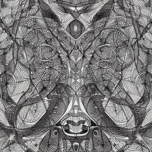 Image similar to Geometrically surreal wall crack, extremely high detail, photorealistic, intricate line drawings, dotart, album art in the style of James Jean