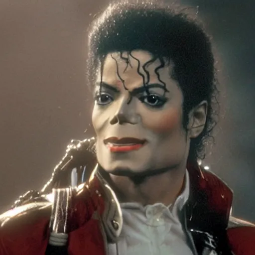 Image similar to stunning awe inspiring michael jackson with a highly detailed face as a ghostbuster in the movie ghostbusters, movie still 8 k hdr atmospheric lighting