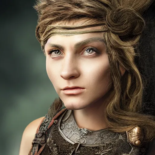 Image similar to a highly detailed headshot portrait of a fantasy character