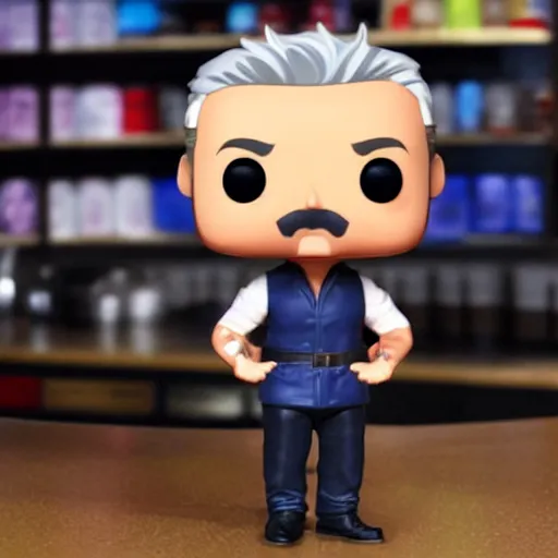 Image similar to gordon ramsay funko pop