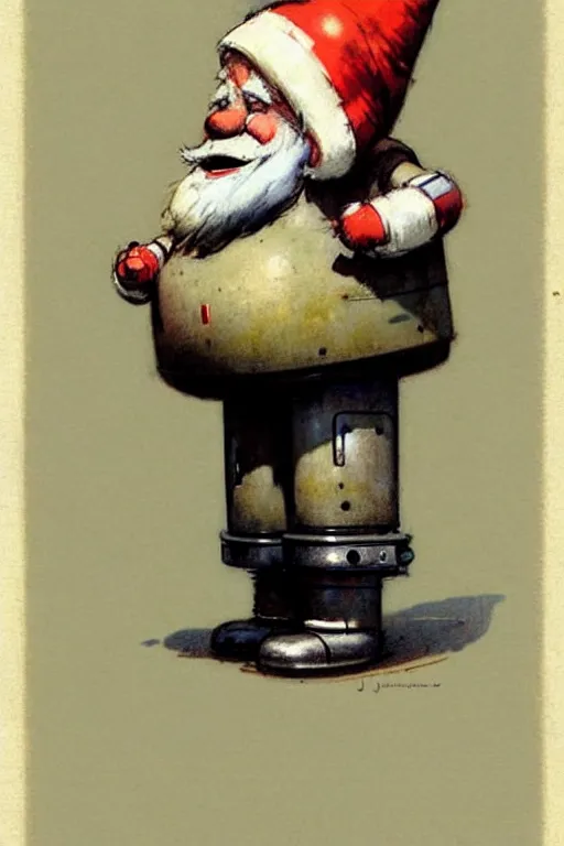 Prompt: ( ( ( ( ( 1 9 5 0 s robot knome very fat. muted colors. ) ) ) ) ) by jean - baptiste monge!!!!!!!!!!!!!!!!!!!!!!!!!!!!!!