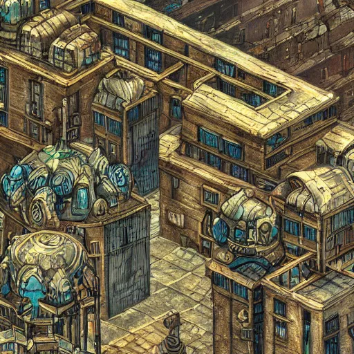 Image similar to planescape art style city wallpaper