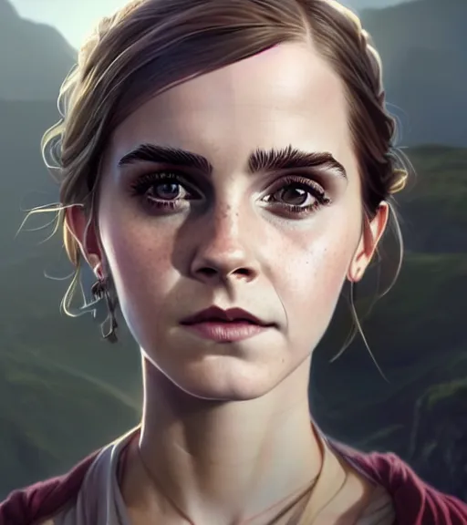 Prompt: highly detailed emma watson portrait in gta v, stephen bliss, unreal engine, fantasy art by greg rutkowski, loish, rhads, ferdinand knab, makoto shinkai and lois van baarle, ilya kuvshinov, rossdraws, tom bagshaw, global illumination, radiant light, detailed and intricate environment