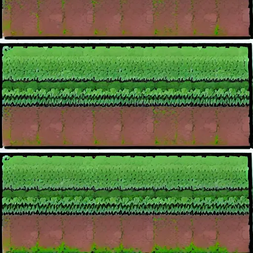 Prompt: sprite sheet for the terrain of a 2 d pixel game