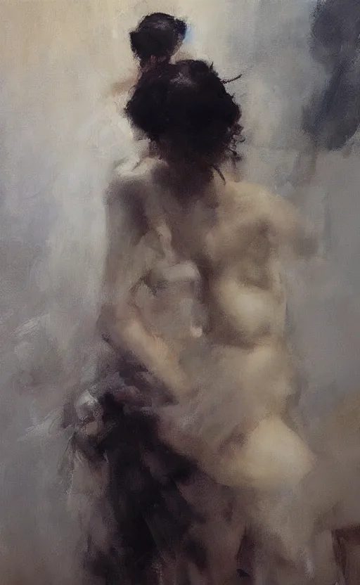 Image similar to “ painting by zhaoming wu, nick alm, bernie fuchs, hollis dunlap, gregory manchess, hd, 8 k ”