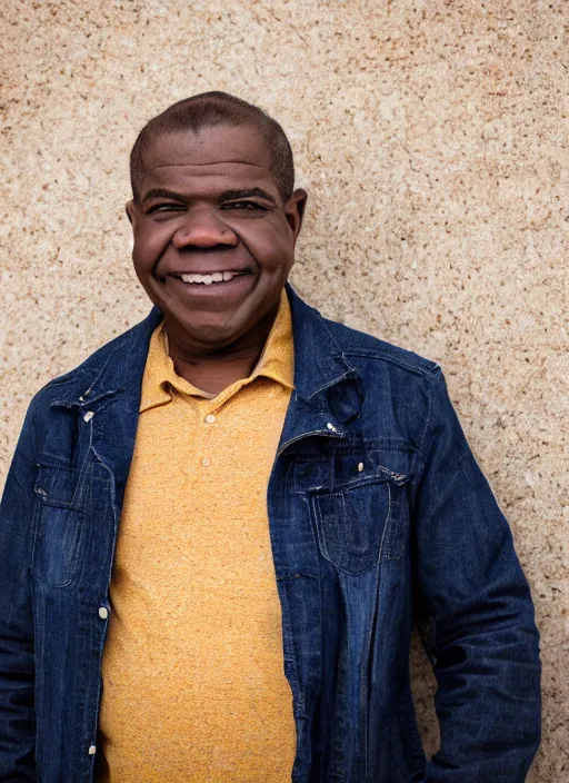 Image similar to DSLR photo portrait still of 55 year old age 55 Gary Coleman at age 54!!!, 85mm f1.8