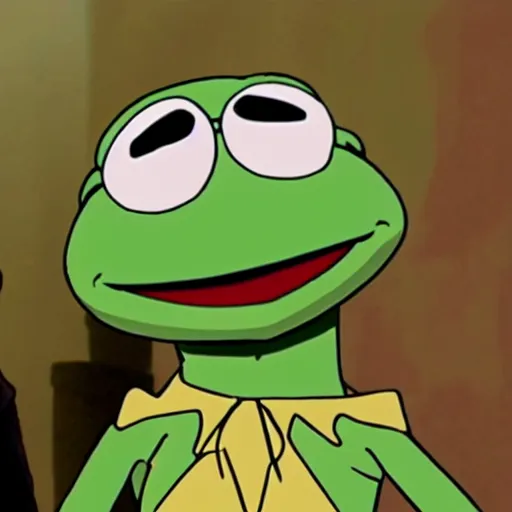 Image similar to Kermit the frog in The Legend of Korra