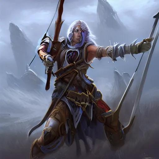 Image similar to longbow arrow, crossbow arrow, longbow arrow, longbow arrow, arrowed longbow, crossbow arrow, longbow crossbow arrows!, longbow, crossbow, warcraft blizzard weapon art, weapon art masterpiece artstation. fantasy digital art, fantasy style art, fantasy hearthstone art style, fantasy game art by greg rutkowski, fantasy rpg weapon art