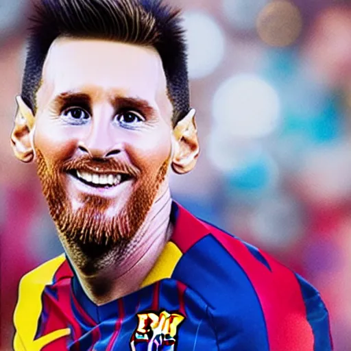 Image similar to “Messi playing with kiwis 4K detailed”