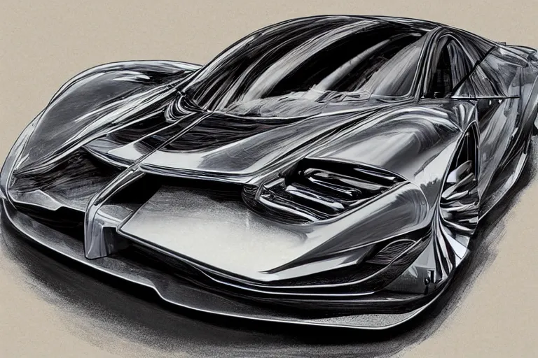 Image similar to Automotive design art, digital art, Frank Stephenson, gordon murray, trending on Behance, trending on artstation, trending on dezeen,