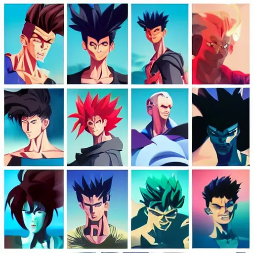 Image similar to face icon stylized minimalist yu yu hakusho, loftis, cory behance hd by jesper ejsing, by rhads, makoto shinkai and lois van baarle, ilya kuvshinov, rossdraws global illumination