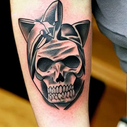 Image similar to very bad tattoo.