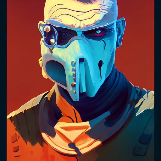 Image similar to face icon stylized minimalist mad max 2 : the road warrior, loftis, cory behance hd by jesper ejsing, by rhads, makoto shinkai and lois van baarle, ilya kuvshinov, rossdraws global illumination