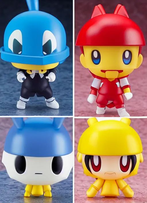 Image similar to pac - man, an anime nendoroid of pac - man figurine, realistic face, detailed product photo