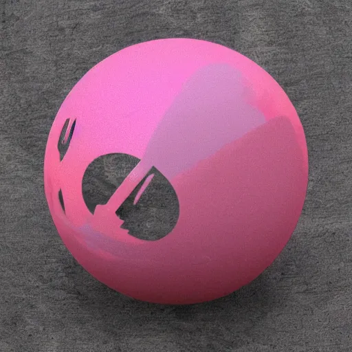 Image similar to adularia sphere apocalypse pink red fantasy