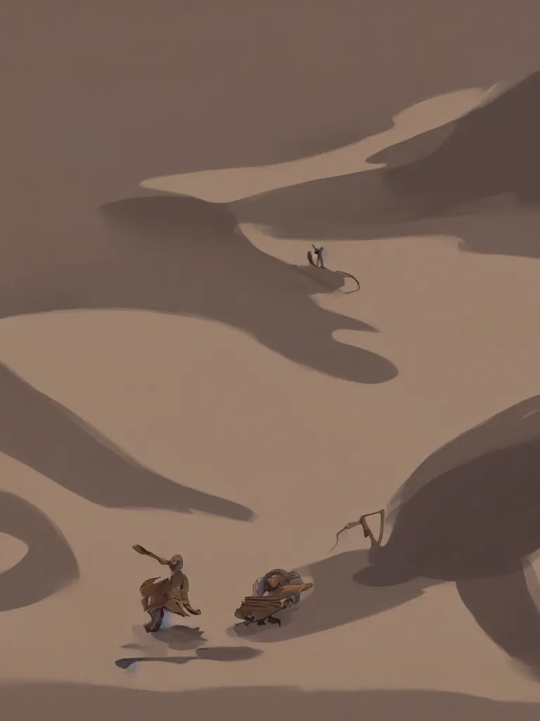 Image similar to quick sand by disney concept artists, blunt borders, rule of thirds