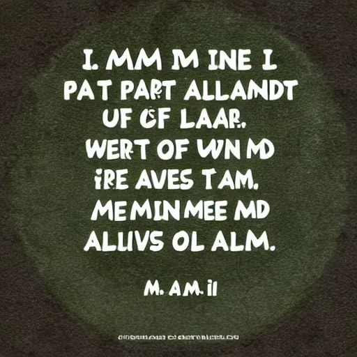 Prompt: If I am a part of the land and if the land is part of me, then my body is part of me. I’m here with other beings, and when we gather, we’re here for all living beings, and so we give to all of life, the life that is in us. And because we’re all one we give the life in us to all of life, and then we return to the land, the land returns to us, and so we are one.
