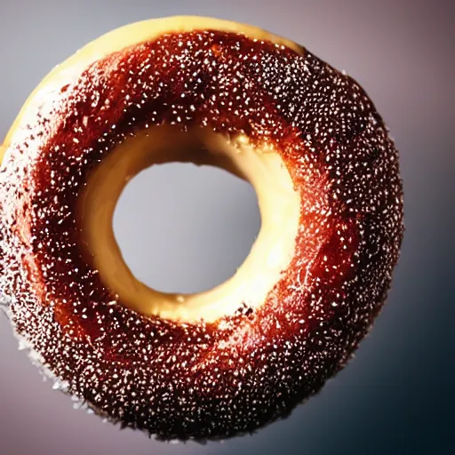 Image similar to photo of a screaming donut