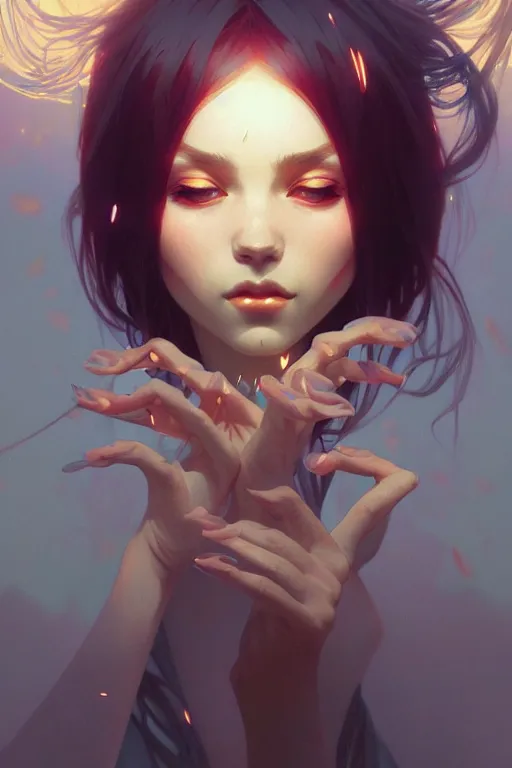 Image similar to a beautiful succubs, fantasy, sharp focus, intricate, elegant, digital painting, artstation, matte, highly detailed, concept art, illustration, ambient lighting, art by ilya kuvshinov, artgerm, Alphonse mucha, and Greg Rutkowski