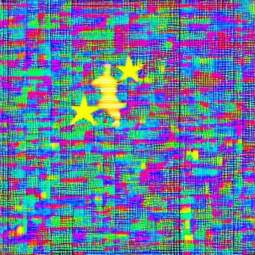 Image similar to the flag of a glitching society