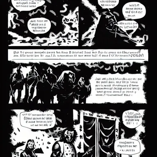 Prompt: The last speck of hope on a dead earth. Dark Fantasy, Film Noir, Black and White. High Contrast, Mike Mignola, D&D, OSR