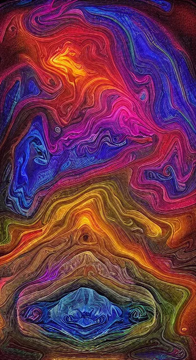 Image similar to deep dream