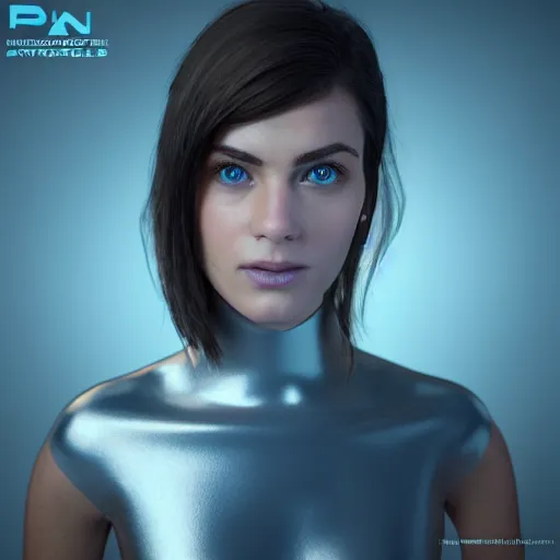 Image similar to “These 3D portraits are unbelievably realistic. unreal engine 5 RTX raytracing nvidia hairworks render of portrait of the most beautiful girl with blue eyes. futuristic. very high detailed. By Charli Amani. Photorealistic render”