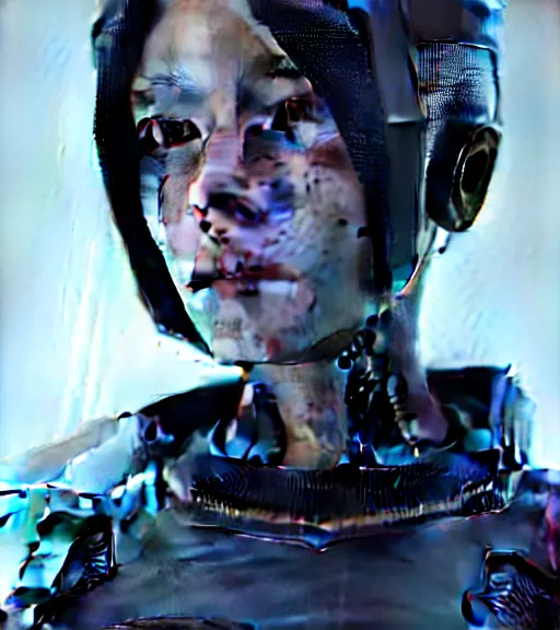 Image similar to complex 3 d render, hyper detailed, ultrasharp, cyberpunk android girl, digital portrait, concept art, character design, illustration, studio lights, hyper realistic, ultra detailed, 0 6 0 8 wear techwear clothing, volumetric lighting, 8 k uhd post - production, artstation hq, unreal engine 5, unity engine, dns drws style, natalia nussbaum style