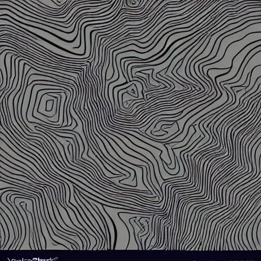 Prompt: grayscale topographical map, vector