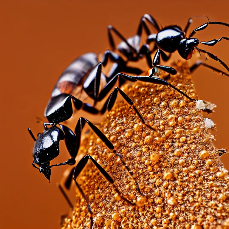 Prompt: macro photograph of a soldier ant, 180mm sigma lens, extremely hyperdetailed, epic composition, masterpiece